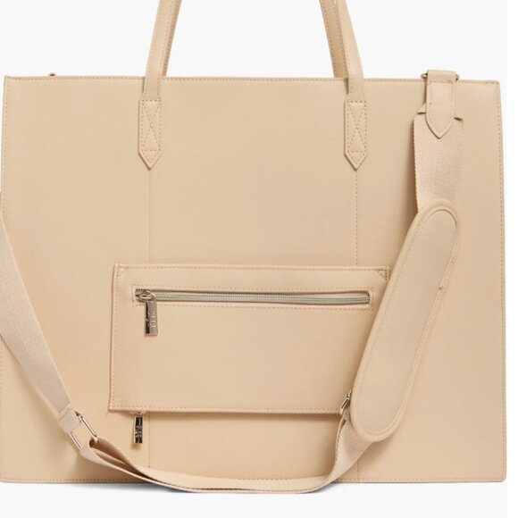 NWT Beis Large Work Tote in Beige - Picture 2 of 8